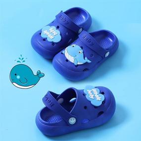 img 3 attached to WZCSLM Cartoon Animal Sandals Numeric_7 Обувь для мальчиков