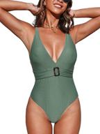 cupshe womens swimsuit textured bathing logo