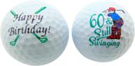 ⛳ westmon works 60th birthday golf ball set: sixty & still swinging - perfect golfer gift pack logo