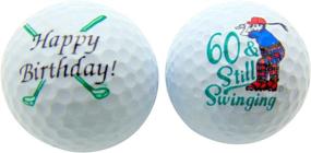 img 3 attached to ⛳ Westmon Works 60th Birthday Golf Ball Set: Sixty & Still Swinging - Perfect Golfer Gift Pack