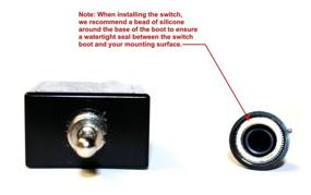 img 2 attached to 💧 Sealed Waterproof On-Off Toggle Switch: Durable & Reliable