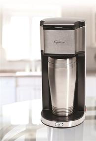 img 3 attached to Capresso 425 Portable Personal Coffee Maker, Sleek Silver/Black Design