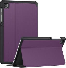 img 4 attached to 📱 Soke Galaxy Tab A7 Lite Case 2021 8.7 Inch: Premium Shock Proof Stand Folio Case with Multi-Viewing Angles - Purple (SM-T225/T220/T227)