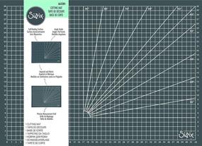 img 1 attached to 🔳 Sizzix Large Cutting Mat: Grid for Scrapbooking, Cardmaking, Papercraft & More - Grey, One Size, Multicolour