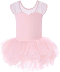 img 4 attached to Stylish Ballet Girls' Clothing: Girls Dance Leotard in Medium Size