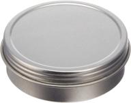 📦 paper mart 2-ounce screw top round steel tins, 24-pack, model 6518200p логотип