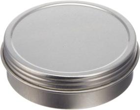 img 2 attached to 📦 Paper Mart 2-Ounce Screw Top Round Steel Tins, 24-Pack, Model 6518200P