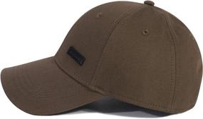 img 3 attached to Stylish CACUSS Men's Cotton Dad Hat: Adjustable 🧢 Golf Cap & Classic Baseball Cap with Buckle Closure