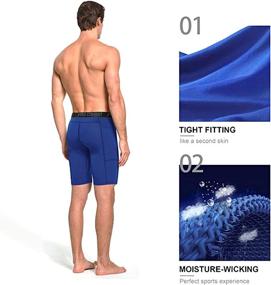 img 1 attached to Pamyvia Compression Underwear Spandex Workout Sports & Fitness for Cycling