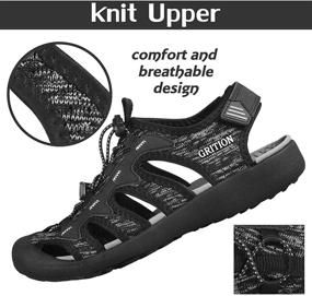 img 3 attached to GRITION Sandals Athletic Waterproof Comfort