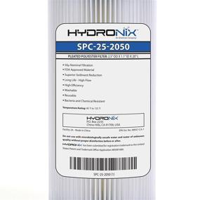 img 1 attached to 🔍 Enhanced Filtration with Hydronix SPC 25 2050 Polyester Pleated Filter