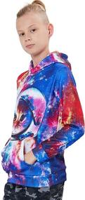 img 2 attached to 👕 Realistic Pullover Hoodies for Boys: Printed Sweatshirt within Boys' Clothing and Fashion Hoodies & Sweatshirts