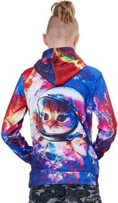 img 1 attached to 👕 Realistic Pullover Hoodies for Boys: Printed Sweatshirt within Boys' Clothing and Fashion Hoodies & Sweatshirts