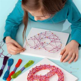 img 1 attached to 🧵 Craft Tastic String Craft: Elevate Arts & Crafts with Canvases