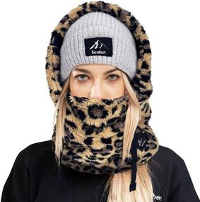 img 4 attached to Senllen Weather Fleece Balaclava Ветроустойчивость