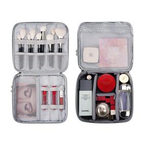 img 1 attached to Waterproof Organizer Adjustable Cosmetics Accessories