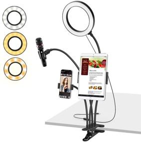 img 4 attached to MoKo Selfie Holder Dimmable YouTube