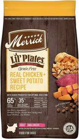 img 4 attached to 🐶 Merrick Lil Plates: Nourishing Small Breed Dry Dog Food with Real Meat