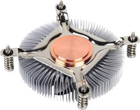 img 2 attached to 🌬 SilverStone SST-NT07-115X-USA CPU Cooler Low Profile 23mm Tall for LGA1150/1151/1155/1156/1200, 65W TDP Support with 80mm PWM Fan