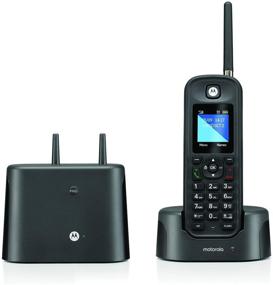 img 4 attached to 📞 Беспроводной телефон Motorola O211: дальняя дальность, защита от воды и пыли, сертифицирован по IP67 (черный, 1 трубка)