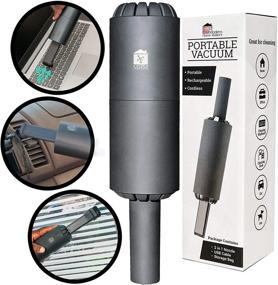 img 4 attached to 🔌 Portable Power Cordless Mini Vacuum Cleaner: USB Rechargeable Lithium Battery Handheld Vacuum for Efficiently Cleaning Dust, Car, Laptop, Piano, Keyboard, Desk, Hairs, and Crumbs