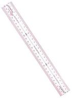 📏 c-thru metric transparent ruler - 1 inch by 12 inches logo