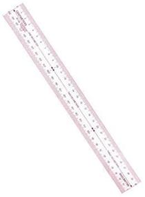 img 4 attached to 📏 C-Thru Metric Transparent Ruler - 1 inch by 12 inches