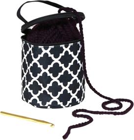 img 1 attached to Everything Mary Small Crush Yarn Case: Sewing & Knitting Drum Holder for 🧶 Single Yarn Skein Ball Storage - Craft Room Organizer for Travel, Classes & More