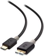 🔌 cable matters usb c к micro usb 3.0 кабель - черный 3.3 фута - передача данных высокой скорости для usb c жестких дисков логотип