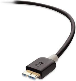 img 1 attached to 🔌 Cable Matters USB C к Micro USB 3.0 Кабель - Черный 3.3 Фута - Передача данных высокой скорости для USB C Жестких дисков