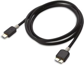 img 3 attached to 🔌 Cable Matters USB C к Micro USB 3.0 Кабель - Черный 3.3 Фута - Передача данных высокой скорости для USB C Жестких дисков