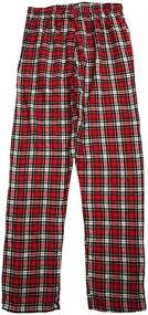 img 1 attached to Large Hanes Flannel Plaid Lounge 41519 Men's Sleep & Lounge Clothing