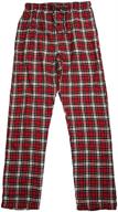 large hanes flannel plaid lounge 41519 men's sleep & lounge clothing logo