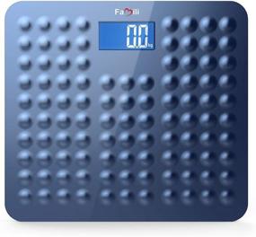 img 4 attached to 📏 Famili 271B Digital Bathroom Scale with Non-Slip Design - Body Weight Measurement from 11lb to 400lb / 5 to 180kg - Blue