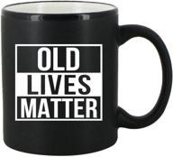 👵 11 oz old lives matter coffee mug – hilarious birthday or retirement gift for elderly senior citizens – prank gift for mom, dad, grandma, grandpa – unique novelty coffee mug for grandparents logo