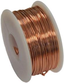 img 1 attached to 🧵 Copper Wire Spool - Solid Round Construction