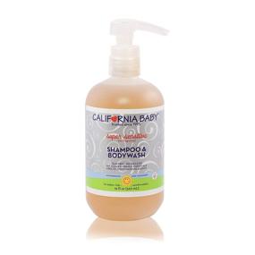 img 4 attached to 🌿 California Baby Super Sensitive Shampoo and Body Wash - Gentle Hair, Face, and Body Cleanser. Fragrance-Free, Allergy-Tested for Dry, Sensitive Skin, 19oz