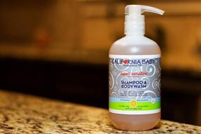 img 3 attached to 🌿 California Baby Super Sensitive Shampoo and Body Wash - Gentle Hair, Face, and Body Cleanser. Fragrance-Free, Allergy-Tested for Dry, Sensitive Skin, 19oz