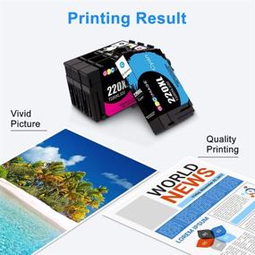 img 1 attached to 🖨️ GPC Image Remanufactured Ink Cartridge for Epson 220XL- High-Quality Replacement for WF-2750 WF-2760 WF-2630 WF-2650 WF-2660 XP-320 (3 Black, 2 Cyan, 2 Magenta, 2 Yellow)