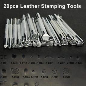 img 2 attached to 🧰 Lokunn 148-Piece Leather Work Tools: Complete Leathercraft Kit with Stamping Tools, Groover, Rivets, and Sewing Supplies – Perfect Leather Working Tool Kit for Beginners