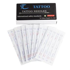 img 3 attached to 💉 High-Quality 50 Tattoo Needles 3RL Tc Tattoo 3 Round Line for Tattoo Machine Tattoo Kit
