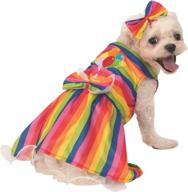 stylish and fun: rubie's rainbow party pet dress for a colorful pawty! logo