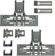 🧼 suphomie upper rack adjuster kit - 8 pack compatible with whirlpool dishwashers, replaces w10306646 ps11756150, includes w10546503(2) w10195840(2) w10195839(2) w10250160(2) логотип