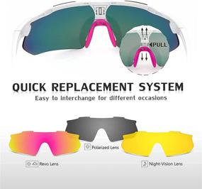 img 2 attached to UKNOW Polarized Sunglasses Protection Cycling