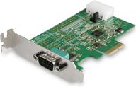 startech.com карта адаптера pci express rs232 - карта контроллера хоста pcie rs232 - pcie к последовательному порту db9 - 16950 uart - карта расширения низкого профиля - совместима с windows, macos, linux (pex1s953lp) логотип