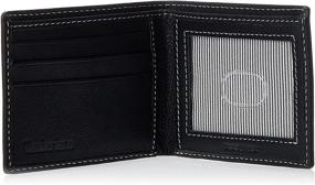 img 1 attached to 💼 Timberland Men's Slimfold Leather Wallet - Black, Stylish Accessories for Men