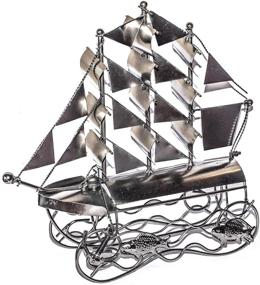 img 3 attached to 🍷 Ultimate Wine Lover's Set: Fabulous Sailboat Wine Bottle Holder with Foil Cutter and Vacuum Stopper