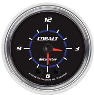 auto meter 6185 cobalt illuminated logo