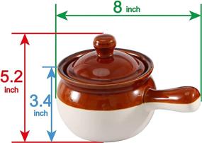 img 3 attached to 🍳 Chefcaptain Stoneware French Handles Ounces: Premium Quality kitchenware with Elegant French Handles