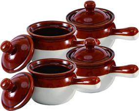 img 4 attached to 🍳 Chefcaptain Stoneware French Handles Ounces: Premium Quality kitchenware with Elegant French Handles